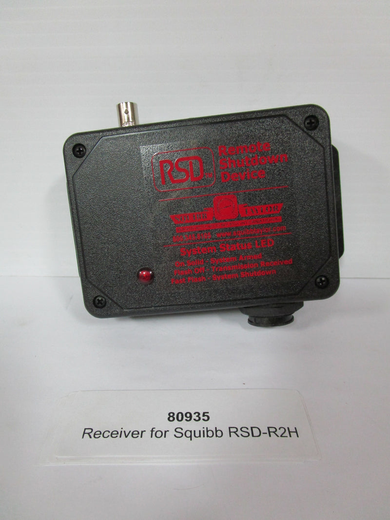 Receiver for Squibb RSD-R2H