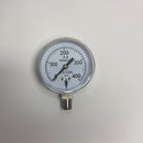 GA Press 1/4” MNPT 2-1/2” Dial DRY 0-400 PSI Dual Scale (KPA) -4F to 140F BTM MNT STL WGI Ammonia
