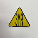 Decal "3 Year Triangle"-Yellow-4"x4"