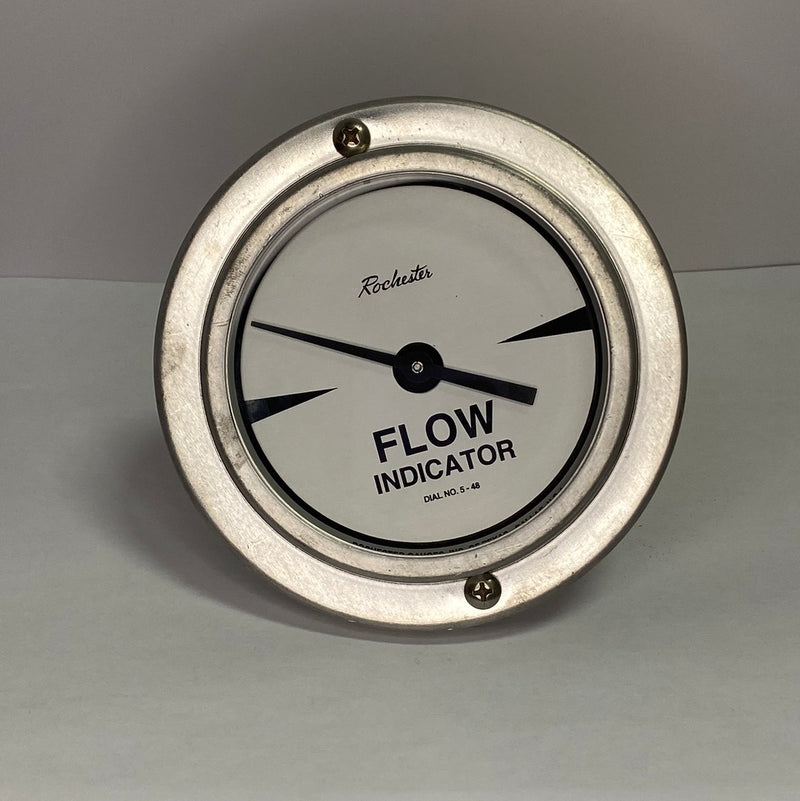 2" Flow Indicator MNPT With 4" Dial, 3-1/4" Vane "A" Dimension
