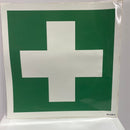 Decal "Emergency" Green-12"x12"-10 Yr Vinyl