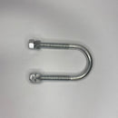 U-Bolt 1-1/4” Pipe Plated c/w Nuts