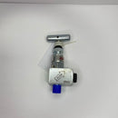 Needle Valve 1/4" MNPT x 1/4" FNPT Angle, 10,000 PSIG,A105 Body & Bonnet,Metal Seat PTFE