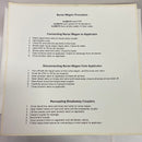 Decal "Nurse Wagon Operating Procedure" 12"x12"- Vinyl